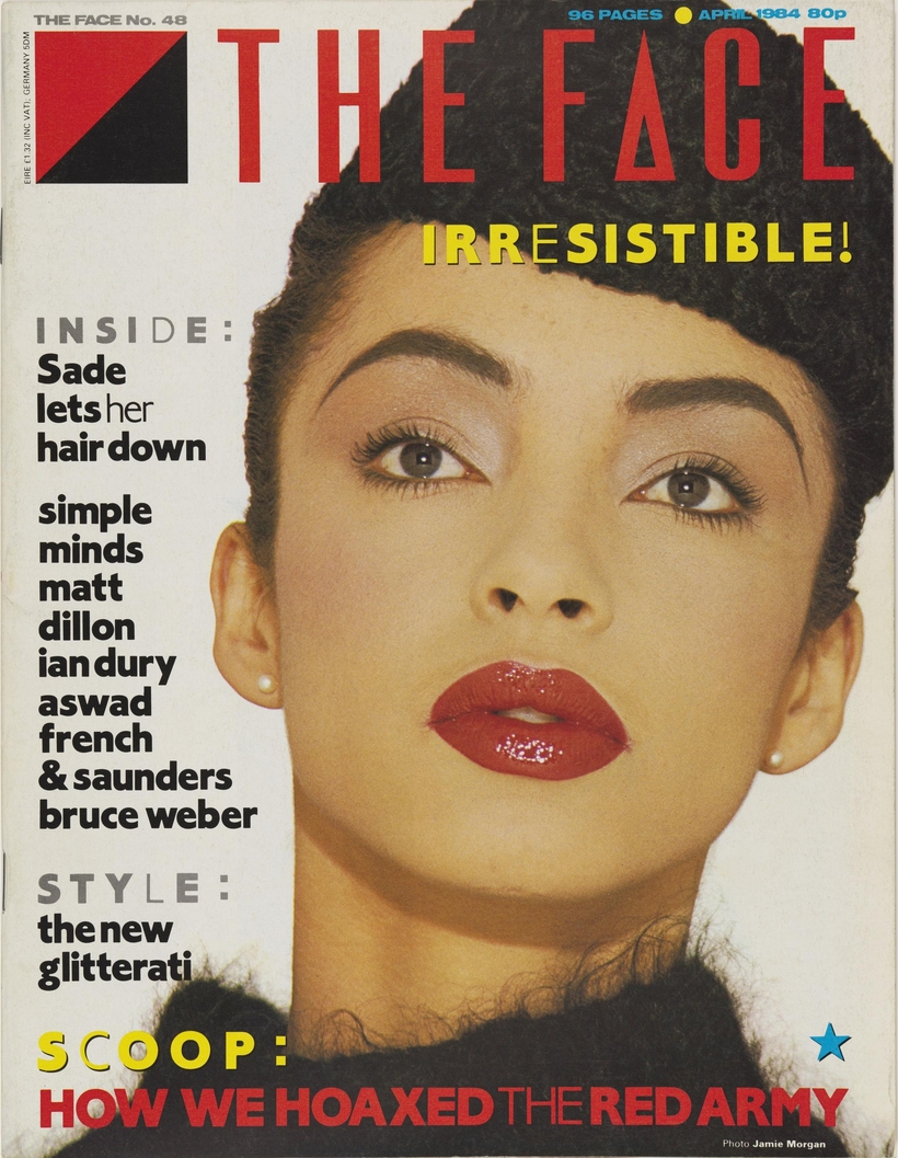 Sade Adu, photographed by Jamie Morgan for the April 1984 issue of The Face.