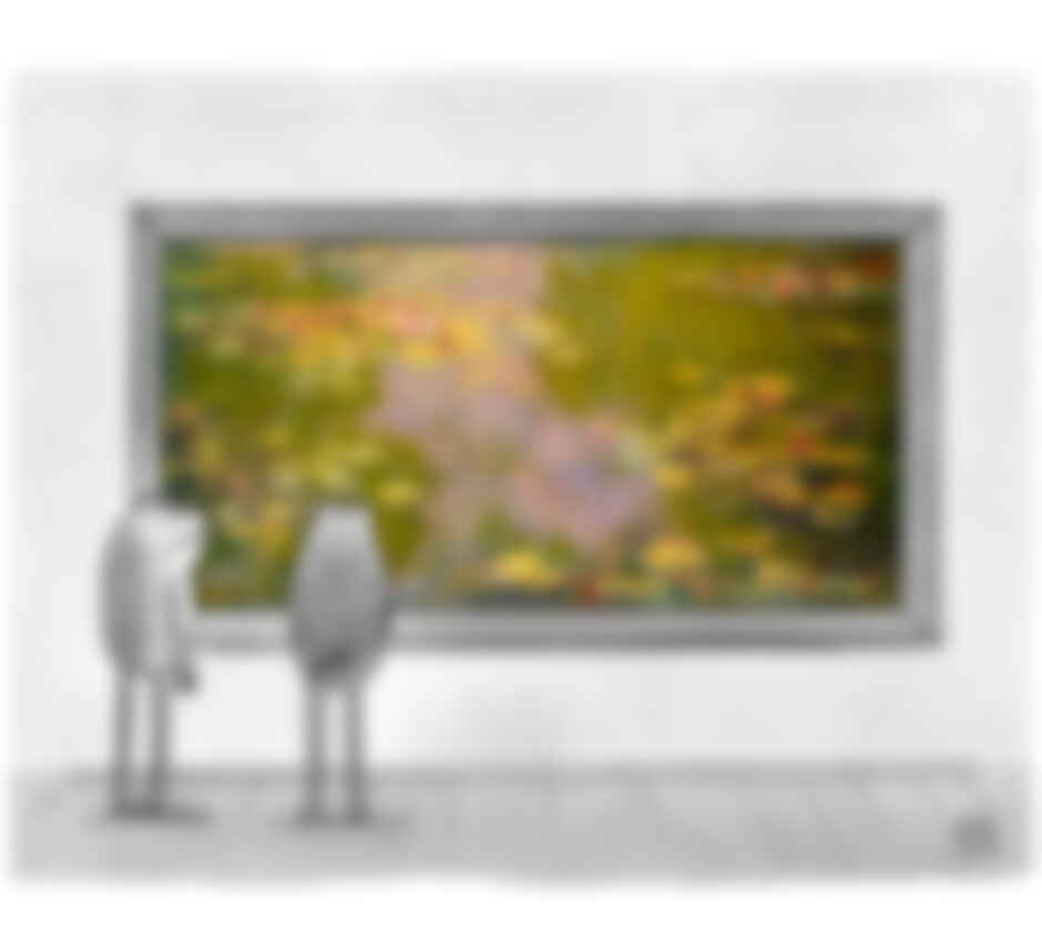 “I was there the entire time he painted this. Looked him right in the eye for hours. How could he not include me?”