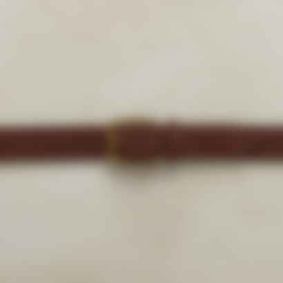 Suede Belt in Dark Brown