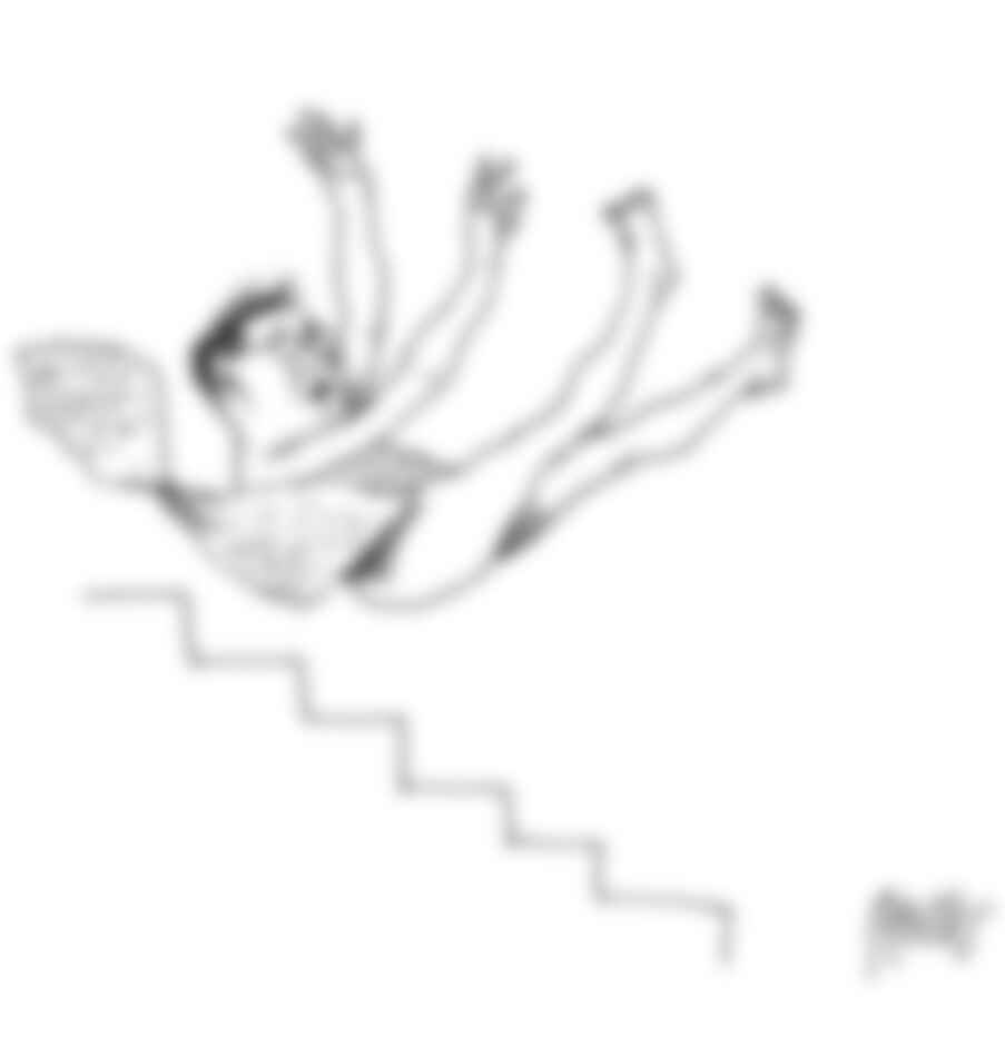 Nude descending a staircase.
