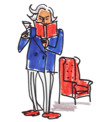 Graydon reading